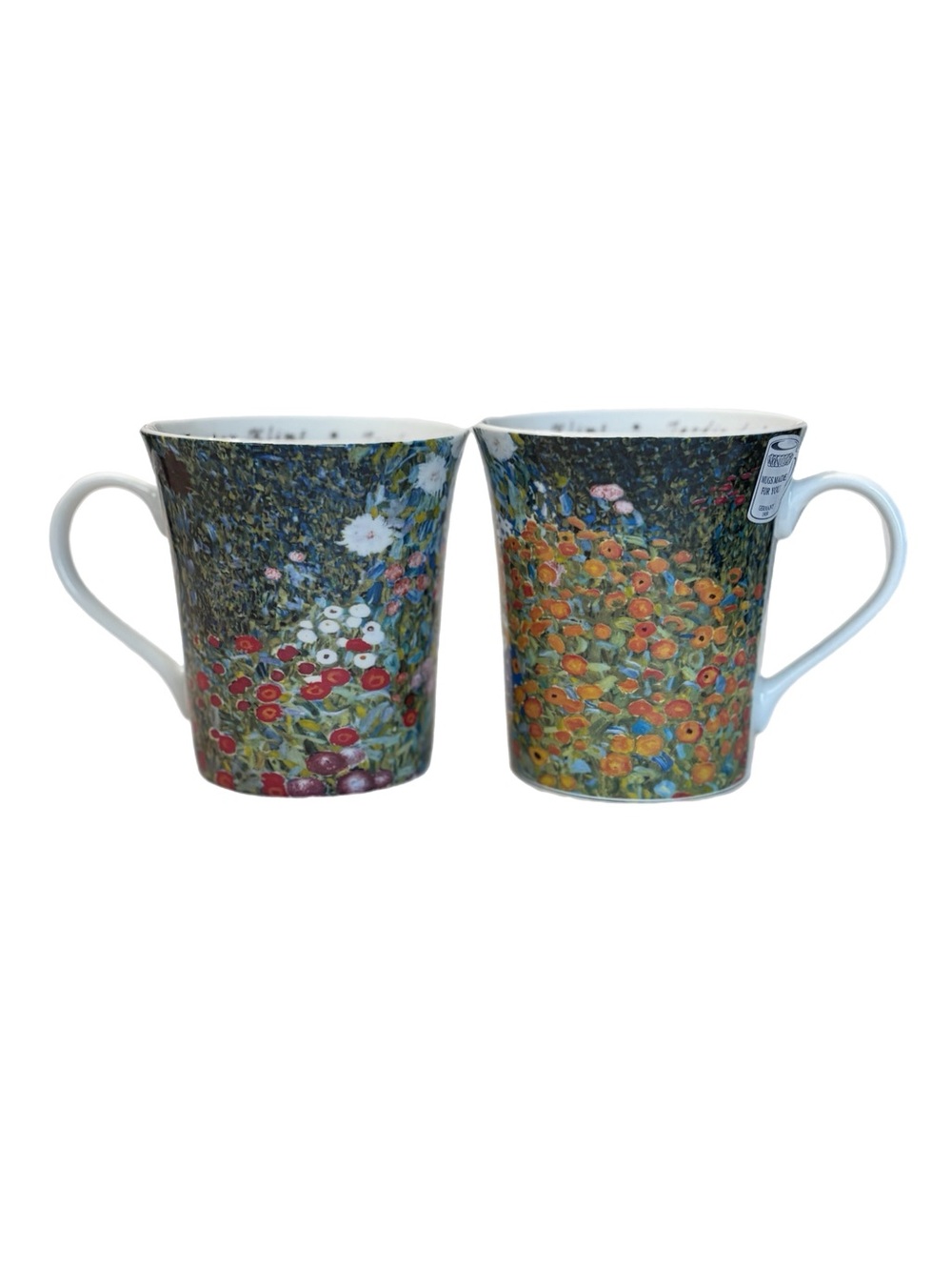 Konitz Porcelain Jardin de Ferme (Farmer's Garden) Mugs - Set of 2